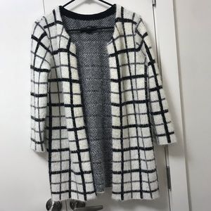 Forever 21 Shaggy Open Front Cardigan